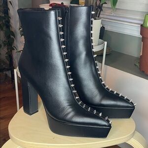 ASOS DESIGN platform heeled boots